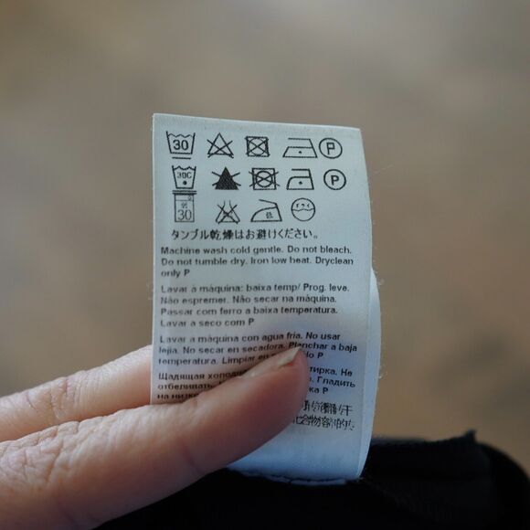 ESCADA Sz 42/12 US Black Dress Pants baby flare Flat Front Crease Business - Picture 5 of 8